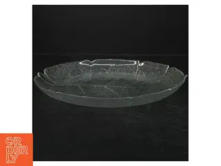 Glasfad formet som blad (str. 28 cm)