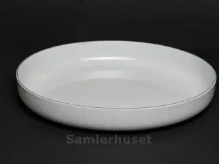 Blåkant Ovalt fad