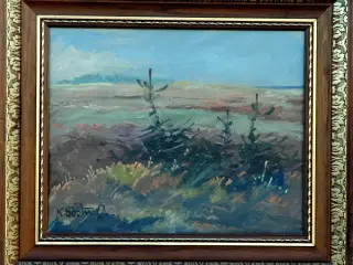 Maleri af Knud Bøstrup (1927-2011)