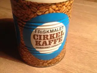 Dåse / kaffedåse - Cirkel kaffe