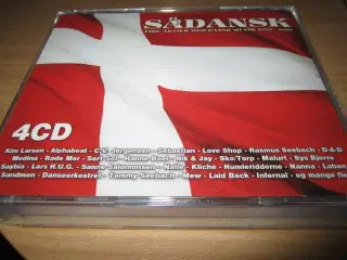 SÅDANSK. 4 x CD BOKS.
