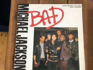 Maxi Single. Mickael Jackson. Bad. Vg+/Vg+