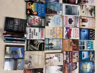 Blandede bøger krimier, Danielle Steele m. Fl.