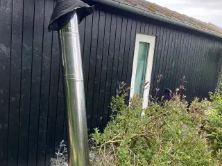 Saunaovn og skorsten