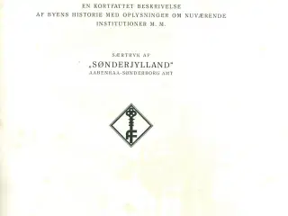 Sønderborg. Topografisk værk, 1936