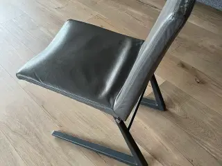6 læderstole fra Boconcept Mariposa Deluxe 