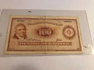 100 Kroner 1970 Danmark