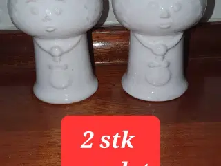 2 små små vasehoveder