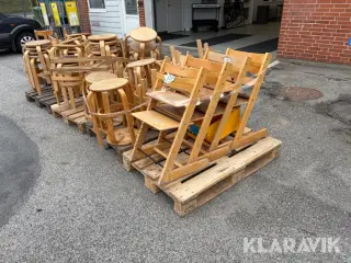 Lot med møbler TripTrap mm - 4,5 paller