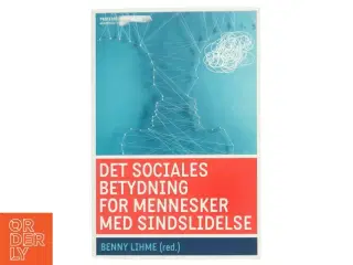 Det sociales betydning for mennesker med sindslidelse af Benny Lihme (Bog)