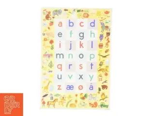 ABC plakat til børn (str. 49 x 33,5 cm)