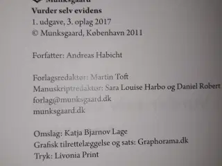 Vurder selv evidens
