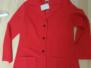 Rød Retro 80'er jersey jakke 