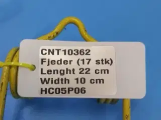 Pick-up Fjedre (17 stk) Længde 22cm-Bredde 10cm.