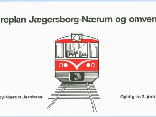 Jægersborg-Nærum Køreplan