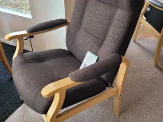 NY "Sorø" Otiumstol med stof. Regulerbar.