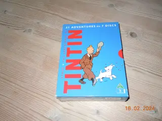 DVD Box med 7 film med Tin Tin