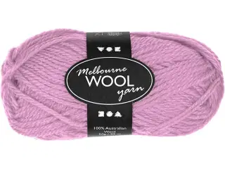 Melbourne Uldgarn, L: 92 M, rosa, 50g/ 1 ngl.