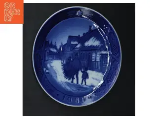 Juleplatte 1980 fra Royal Copenhagen (str. Ø 18 cm)