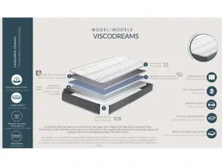 Memory skum madras Skydreams Viscodreams 120 x 190 cm