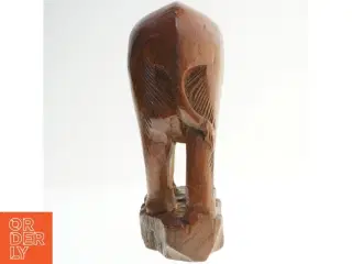 Træskulptur af elefanter (str. 31x27 cm)