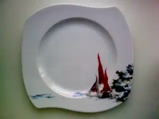 Æbleskiver eller småkager på frokost tallerken