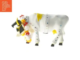 Dekoreret ko-figur fra CowParade (str. 16 cm)