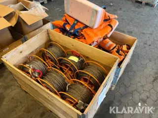 Lot - Wire og hoistbags 2 paller