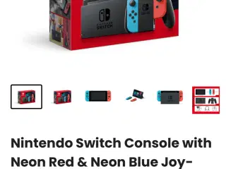 Nintendo switch consol med spil 