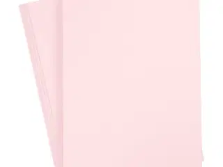 Lys Rosa A4 Karton 210g - 10 Ark til Kreative Projekter