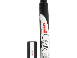 Chalk Marker, streg 1,8-2,5, sort, 1 stk.