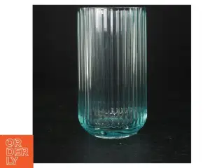 Glasvase fra Lyngby (str. 20 cm)