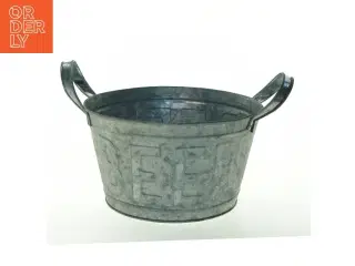 Metalkøler med graverede bogstaver (str. Ø 25 cm)