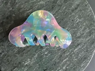 Multifarvet hårklemme 