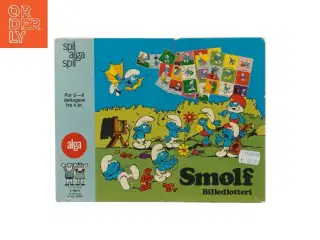 Smølf Billedlotteri fra Alga (str. 26x20 cm)