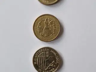 Eventyrserien 3 forskellige mønter 