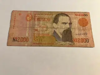 2000 Nuevos Pesos Urguay