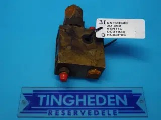 John Deere 550 Ventilblok DC31935