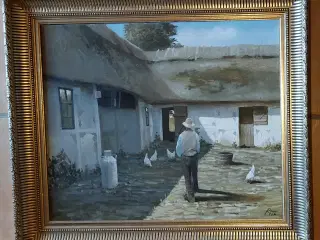 ROALD HANSEN - ( 1938 - 2018 ) - oliemaleri