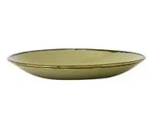 12 stk. Tallerken dyb green 255 mm Harvest Dudson