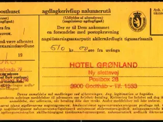 Anmeldelse fra Posthuset - Grønland - 510 Kr. - Til 2860 Søborg