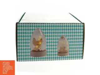 Påskeæg dekoration med træfigurer fra Creotime (str. 29,5x18 cm)