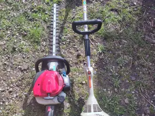 Stihl FS38 Græstrimmer og Jonsered Hækkeklipper