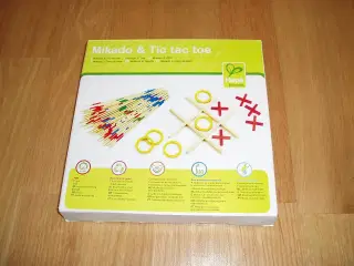 Mikado og kryds og bolle i træ