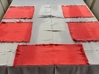 Jule dækkeservietter 5 stk. 