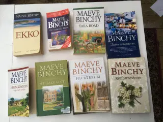 Maeve Binchy  samlet pris 250 (for 8 bøger) 