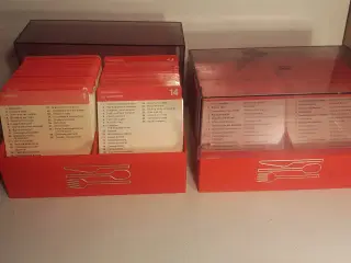 Madopskrifter i retro kasser