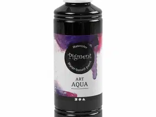 Flydende Akvarelmaling - Sort 250ml, Høj Kvalitet