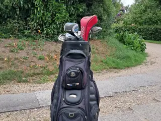 golf bag med udstyr