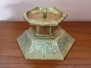 1 stk. vintage messinglysestage